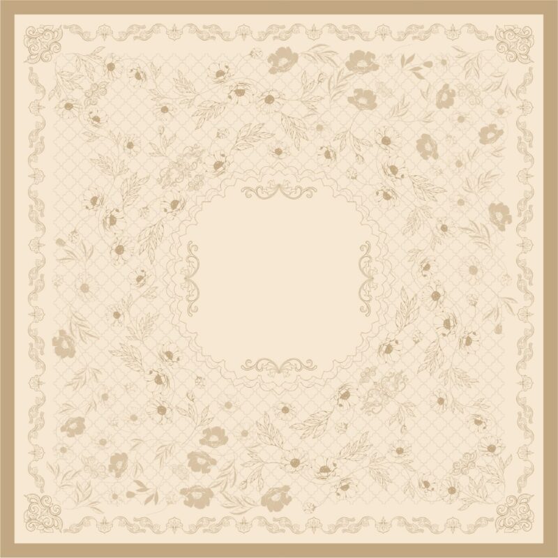 Tudung niqa mona lisa square edition - Goldenrod Spread Design
